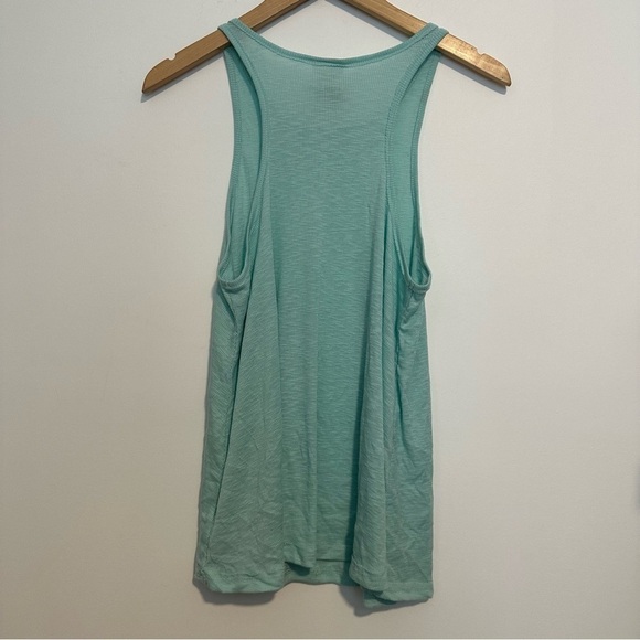 Free people teal turquoise tank top - Picture 2 of 7